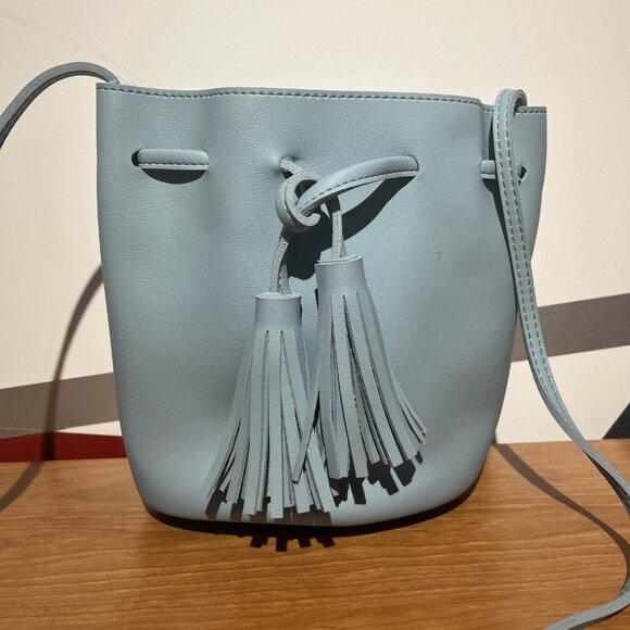 GREAT CONDITION~ Baby Blue Miniso Crossbody Bag - Picture 3 of 5